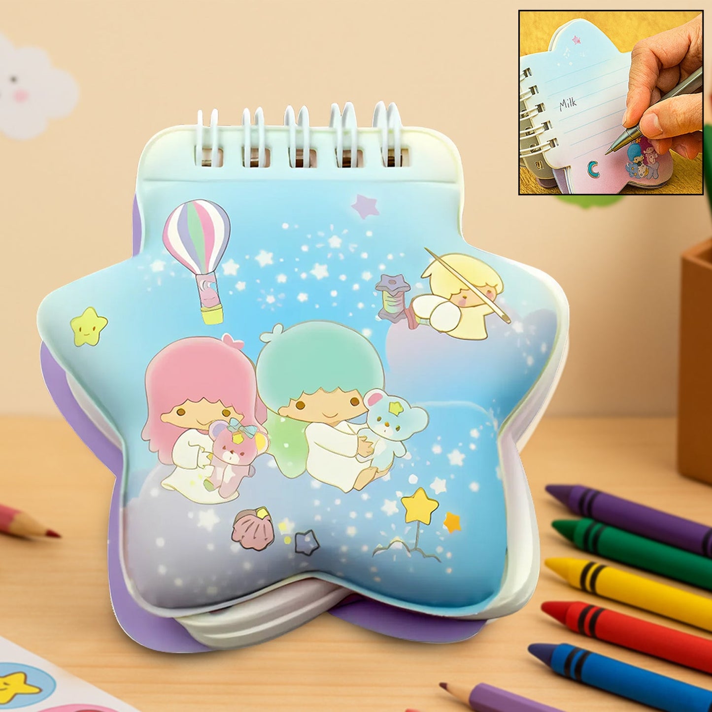 Cartoom Diary Personal Diary Printed Fancy page Diary Multi Shape Cartoon Diary (Unique Mini Diary, Pocket Size Diary , Travel Diary , Notebook ) (1 Pc)